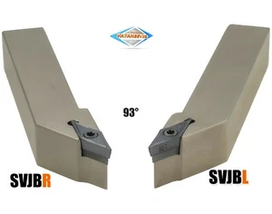 Supporto morsetto / supporto girevole 93° SVJBR / L per WSP tipo VBMT1103.. / VBMT1604.. NUOVO - Foto 1 di 4