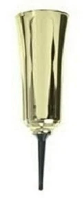 DIY Cemetery Vase GOLD Metallic Plastic - Picture 1 of 7