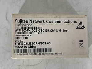GENUINE FUJITSU FC9686IS06 WMUIAH7AAA SFP 100FX OC3 OSC ER CH#6 1511nm - NEW - Picture 1 of 7