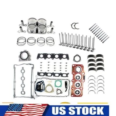 Rebuild Engine Overhaul Kit Pistons Vavles For VW Audi A3 A4 A5 1.8 TFSI CJE CJS - Image 1 of 4