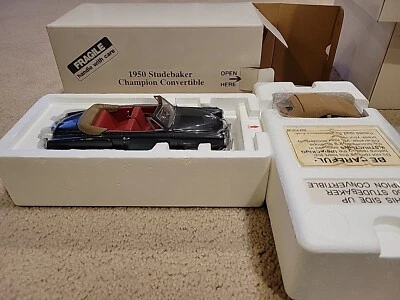 Danbury Mint 1950 Studebaker Champion Convertible Diecast 1/24 Gray New Luggage - Image 1 of 4