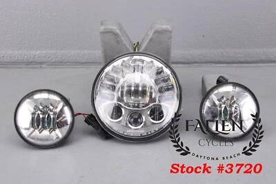 2017 Indian Chieftain JW ALTO-FALANTE FAROL LED + CONJUNTO DE FAROL DE NEBLINA - Imagem 1 de 4