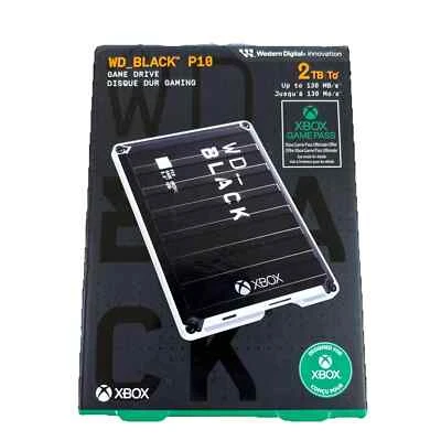 Western Digital WD_BLACK 2TB P10 Game Drive for Xbox External Hard Drive - NEW - Image 1 of 4