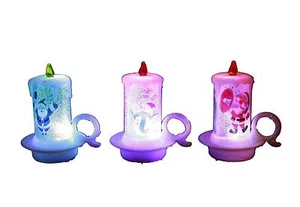 HAAC 2er LED Kerze Lampe Leuchte Kerzelampe Glitter Farbwechsel 12cm Weihnacht - Bild 1 von 7