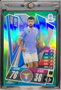 99/99 FRANCESCO ACERBI 2020-21 Topps Chrome Match Attax UCL GREEN REFRACTOR SP - Picture 1 of 2