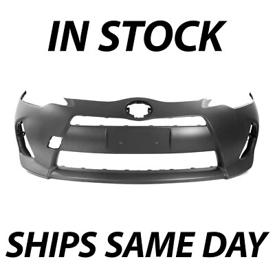 NEW Primered - Front Bumper Cover Replacement for 2012 2013 2014 Toyota Prius C Foto 1 de 4