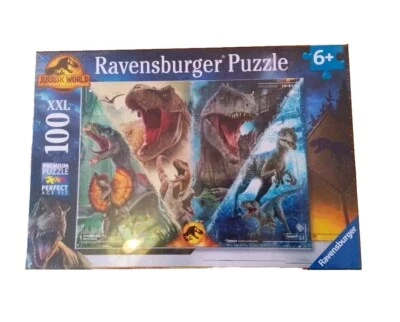 Rompecabezas Ravensburger Especie Dinosaurio Mundo Jurásico 100 Piezas Nuevo y Precintado Foto 1 de 4