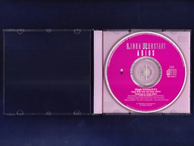 LINDA RONSTADT - ADIOS (ELEKTRA PRCD 8203-2) 1989 PROMO CD SINGLE - Image 1 of 4