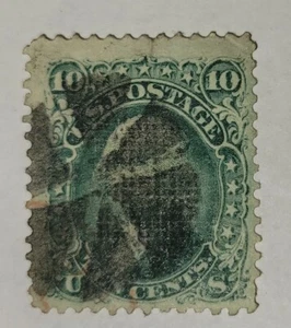 US-Briefmarke #89 - gebraucht - SCV $ 325 - faltet - Bild 1 von 2