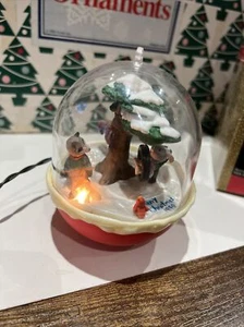 Forest Frolics 2 Magic Light Motion Christmas Hallmark Keepsake Ornament In Box - Picture 1 of 12