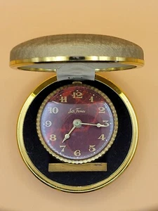Vintage Seth Thomas travel alarm clock and case - Picture 1 of 14