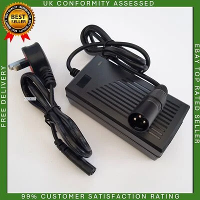 XSPORTS 24v 2AMP MOBILITY SCOOTER CHARGER FOR 10ah 12ah 15ah 17ah 18ah 20ah 22ah BATTERY