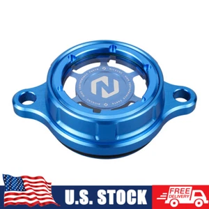 Cubierta de tapa de filtro de aceite transparente para Yamaha YZ250F 2014-2024 WR250F WR450F 16-23 - Imagen 1 de 9