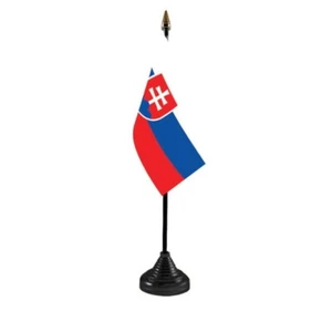 Table Flag 6" x 4" Slovak Rep x 4 Flags - Picture 1 of 1