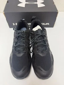 Size 12 - Under Armour Micro G Strikefast Black Pitch Grey - Picture 1 of 2