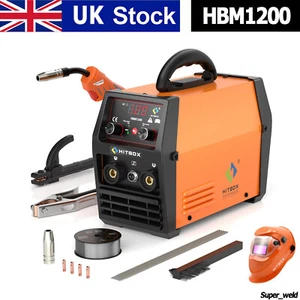 3IN1 MIG WELDER INVERTER 220V DC GASLESS MIG ARC WELDING MACHINE PORTABLE UK - Picture 1 of 14