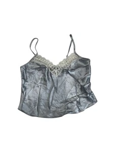 Vintage Juliana Satin und Spitze Mini Slip Babydoll Cami Größe Large - Bild 1 von 5