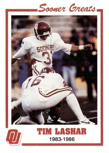 1988 Oklahoma Sooners Greats #14 Tim Lashar - Picture 1 of 2