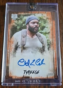 COLECCIÓN DE AUTÓGRAFOS WALKING DEAD Chad Coleman / Tyreese #'d 26/50 A-CCA - Imagen 1 de 2