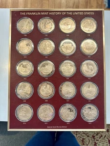 The Franklin Mint History Of The United States Solid Bronze Edition 1796-1815 - Picture 1 of 2