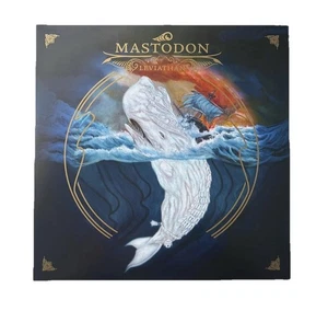 MASTODON Leviathan Vinyl Record Royal Blue w/ Bone White Pinwheels Splatter NM- - Picture 1 of 23