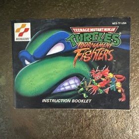 TMNT Teenage Mutant Ninja Turtles Tournament Fighters NES Instruction Booklet