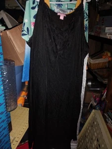 3xl Comfort Choice Trägerkleid Übergröße schwarz Spitze fließend Dessous - Bild 1 von 2