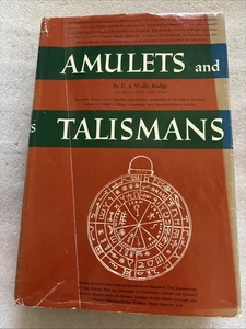 Amulets And Talismans by Wallis E. A. Budge, Illus. Occult HCDJ 1968 - Picture 1 of 1