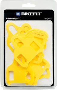 BikeFit Cleat Wedge - Look/Shimano Compatible 3-Hole, 2 Degree, 20-Pack - Picture 1 of 1