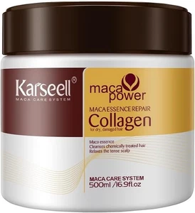 Karseell Maschera Capelli Collagene Riparazione Profonda Condizionante Olio di Argan Cura Collagene UK - Foto 1 di 7