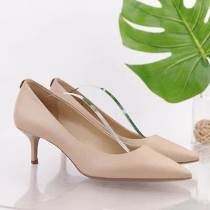 Michael Kors Women's Alina Flex Pump Size 9 Pointed Heels Tan Nude Leather - Picture 1 of 14