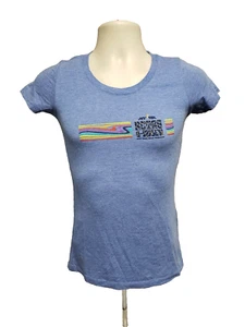 New Balance NYRR Retro 4 Miler Womens Medium Blue TShirt - Picture 1 of 11