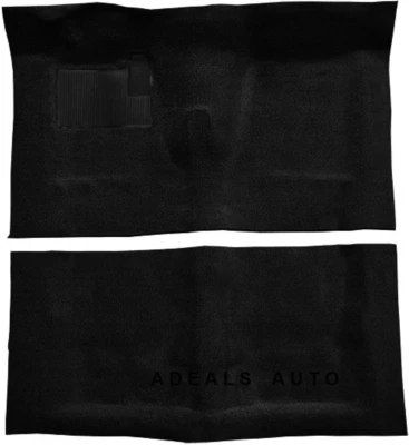 ACC 68-72 EL CAMINO 4-SPEED W/ CONSOLE BLACK 80/20 LOOP MOLDED CARPET RUG Foto 1 de 3