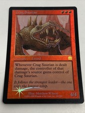 Crag Saurian - Mercadian Masques - Magic The Gathering MTG - Foil / NM