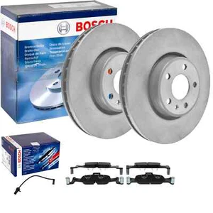 BOSCH Dischi Freno 318mm + Pastiglie Anteriori Adatto A per Audi A4 B9 W8 + A5 - Foto 1 di 8