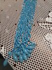 Turquoise necklace Seed Bead Multi-strand Kenneth Jay Lane 54 Inches vintage 