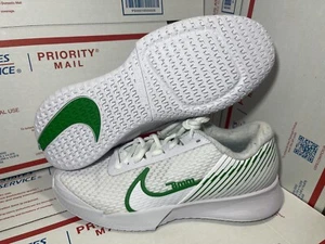 Nike Court Air Zoom Vapor Pro 2 Tennis White/Green DR6191-102 Men's Sz 7 US - Picture 1 of 5