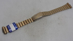 NOS Seiko Gold Colored Ladies Watch Bracelet 1980' / 1990' - Picture 1 of 7