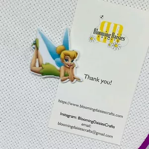 Magnetic Needle Minder Cross Stitch Tinkerbell from Peter Pan / Fridge Magnet - Picture 1 of 3