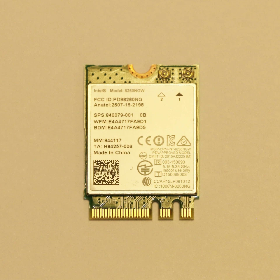 ASUS Transformer Book T302CA-FL047T WLAN Wifi + Bluetooth Card Intel 8260NGW - Immagine 1 di 2