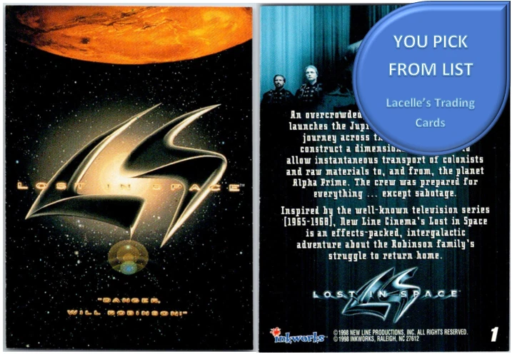 1998 Inkworks - Lost in Space - Cards - U-Pick From List - Image 1 of 1
