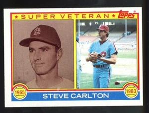 Steve Carlton 1983 Topps #71 casi nuevo o mejor - Imagen 1 de 2