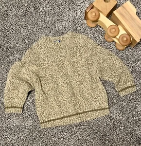 Boy’s Oshkosh Bgosh Earthy neutral green beige pullover sweater Blue Tag size 4 - Picture 1 of 5