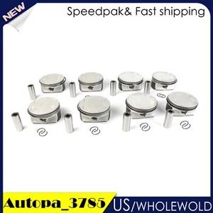 8PCS Pistons&Rings Kit STD 21mm 11257537124 Fit For BMW E60 E53 E63 E64 E66 4.8L - Picture 1 of 9