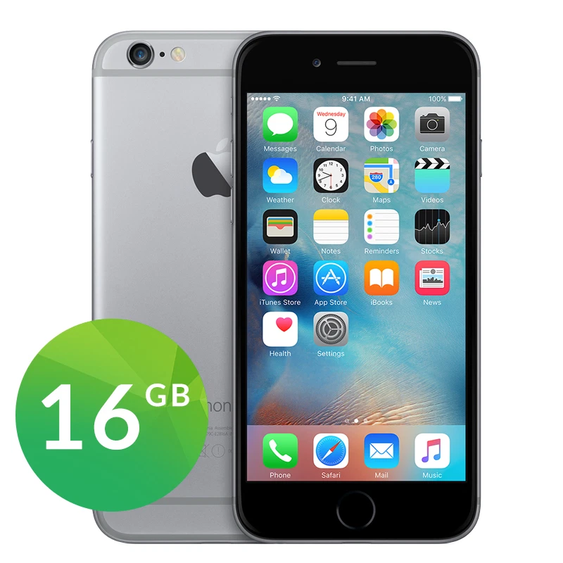 APPLE IPHONE 6 16GB 4G LTE SPACE GRAY NERO GRIGIO SIDERALE GARANZIA  - Immagine 1 di 1