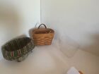 Longaberger Basket 1994 Small  Signed Wall Leather  Handle Protector Liner #11