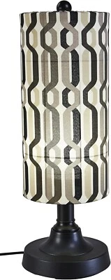 Lámpara de mesa Patio Living Concepts Coronado 30" - Base negra con caviar NewTwist Foto 1 de 4