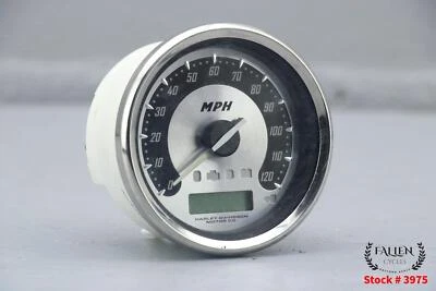 2007 Harley Dyna Super Glide CVO Speedometer Odometer Gauge 28K miles TITANIUM - Image 1 of 4