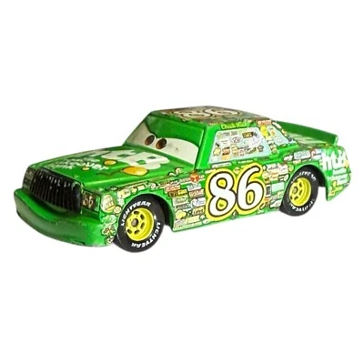 Disney Pixar Cars Chick Hicks 86 Green Metal 1:55 Diecast Toy Loose  - Image 1 of 4