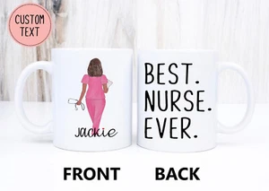 Personalized Nurse Graduation Gift - Best Nurse Ever - Nurse Mug -Coffee Mug -Cu - Picture 1 of 4